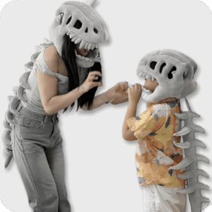Dinosaur Skeleton Plush Bundle